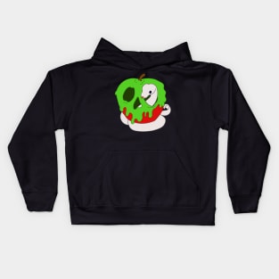 Poison Apple Halloween Snake Python Spooky Kids Hoodie